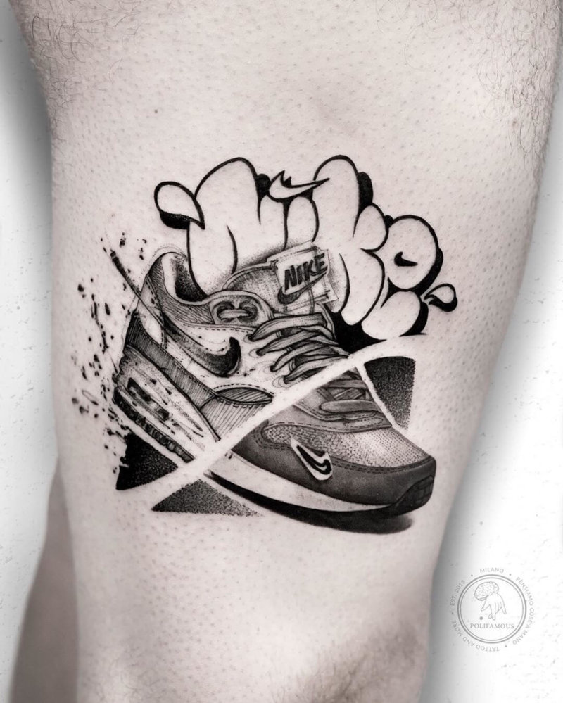 Sneaker tattoos tattoos by category